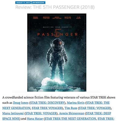 Review: THE 5TH PASSENGER (2018)